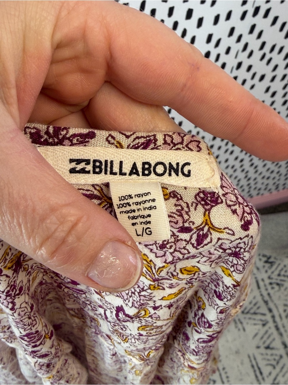 BILLABONG BOHO DRESS JUNIORS SIZE Large FESTIVAL - Picture 4 of 4